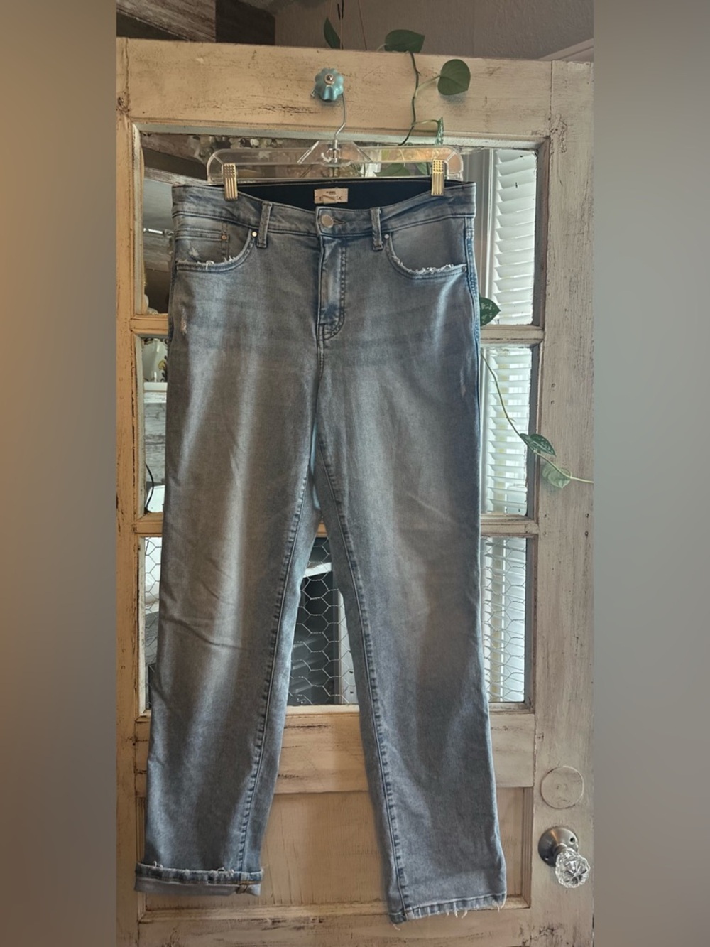 Maurices | Everflex Light Blue High-Rise Straight Jeans